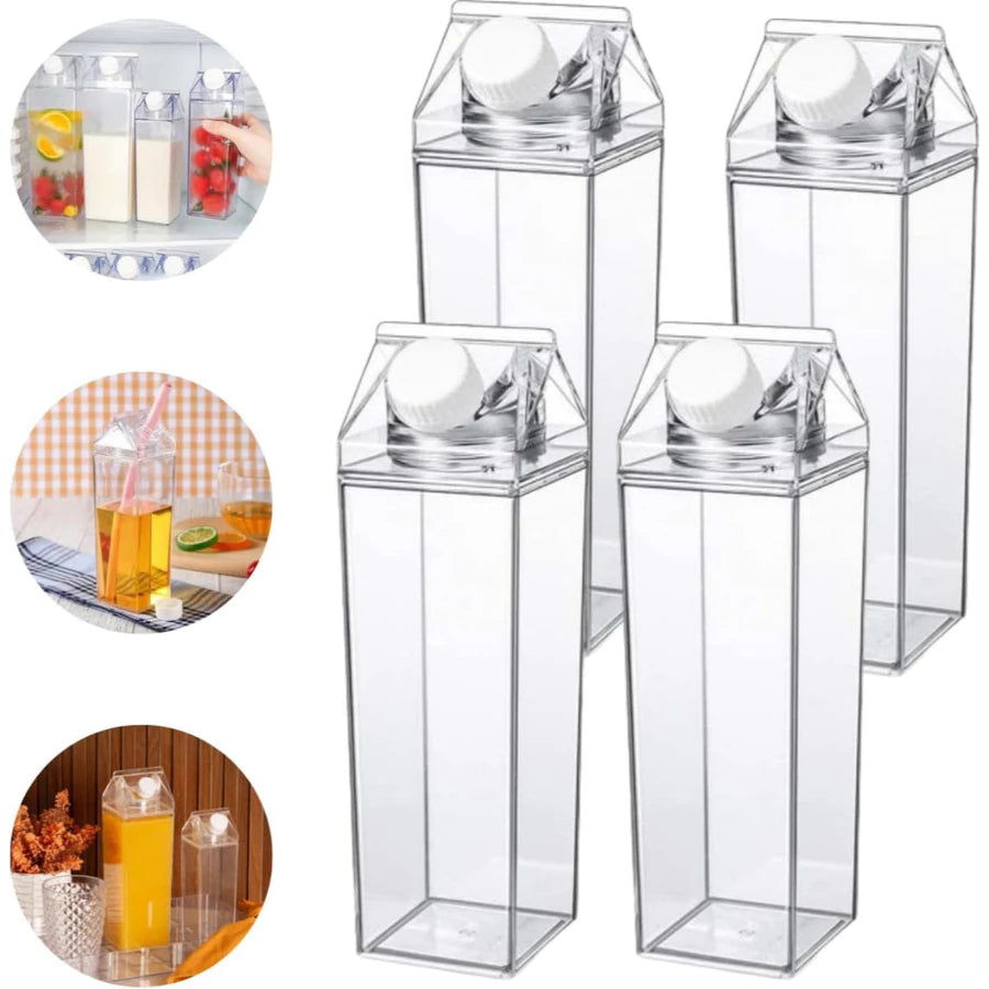 Garrafa Decorativa My Box 1L Transparente Organização para Bebidas