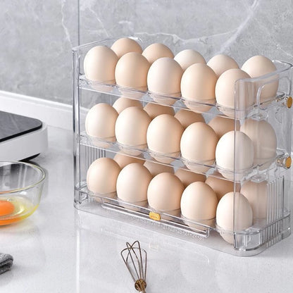 Organizador Para Ovos 3 andares Porta Ovos Capacidade até 30 Ovos