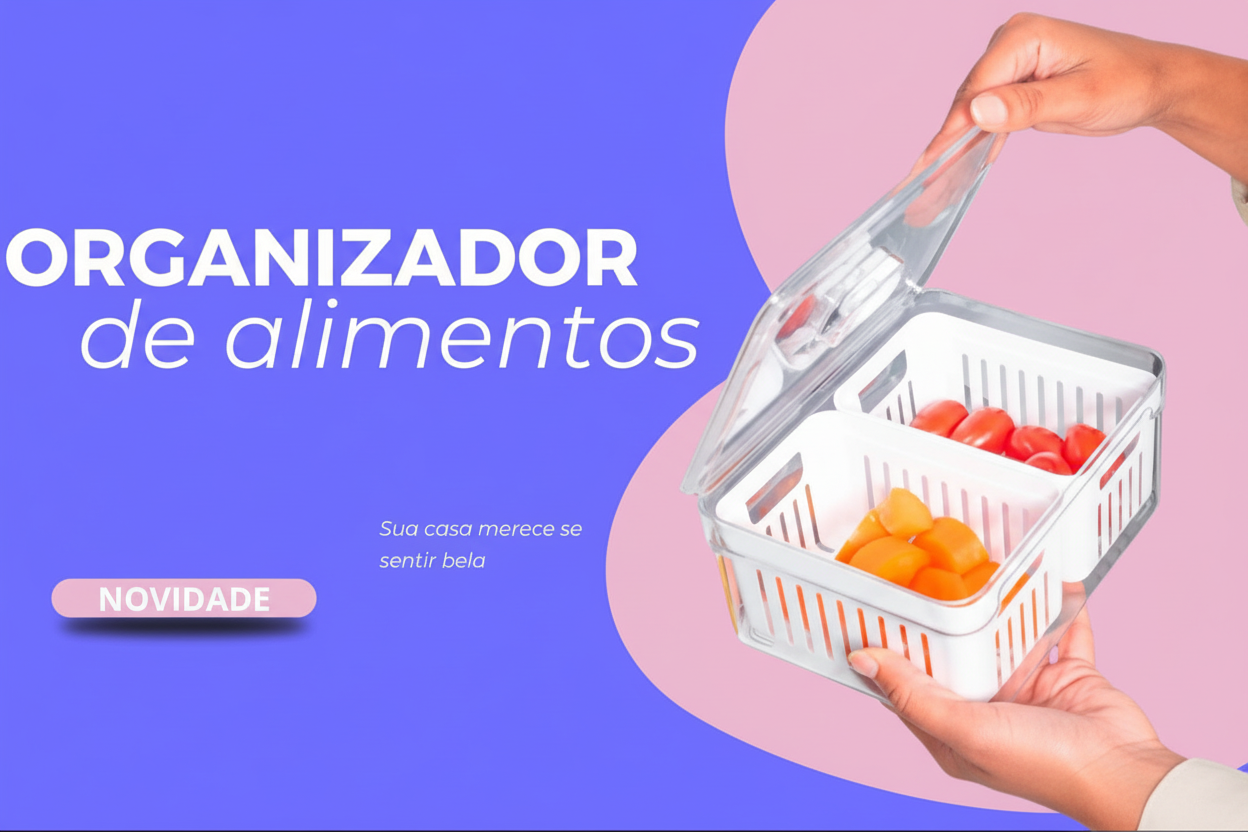 Organizador de Alimentos - Banner Melhorado