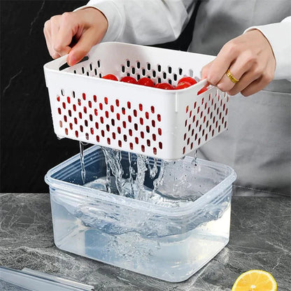 Kit 3 Potes Organizador de Geladeira