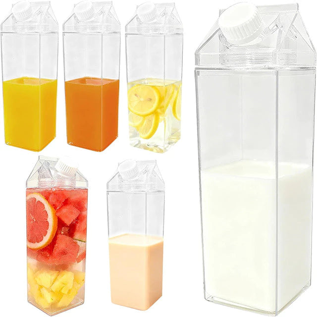 Garrafa Decorativa My Box 1L Transparente Organização para Bebidas